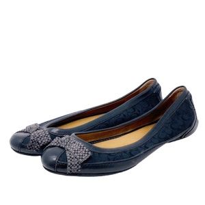 Vintage Coach Ballet Flats